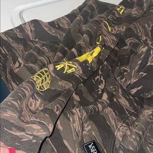 YNG N RCKLESS CAMO HOODIE
